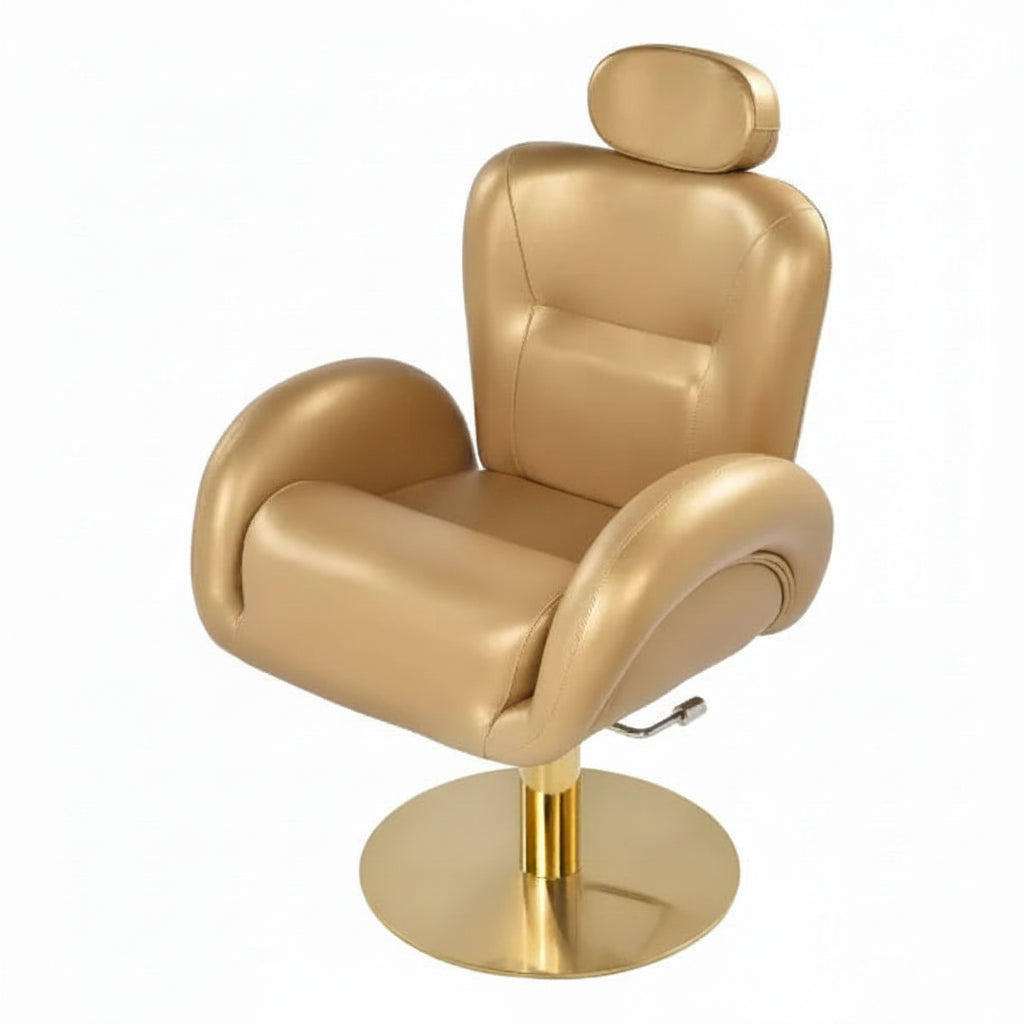 Marc Brilliant Gold Recliner Chair