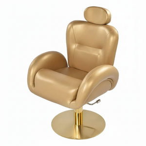 Marc Brilliant Gold Recliner Chair