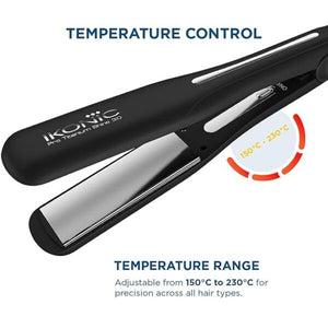 IKONIC Pro Titanium Shine Straightener (Black) 3.0