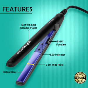 Ikonic Mini Hair Straightener – Black
