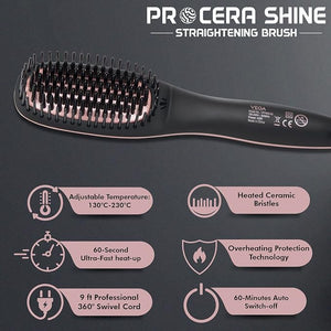 Vega Cera Shine Straightering Brush VPPMS-05