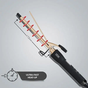 Vega Pro Cera Curls Skinny Wand Hair Curler VPMCT-07
