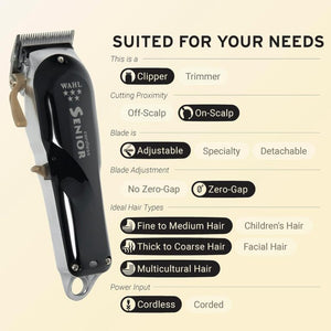 WAHL PROFESSIONAL MEN 5 STAR SERIES CORDLESS SENIOR Hair Trimmer